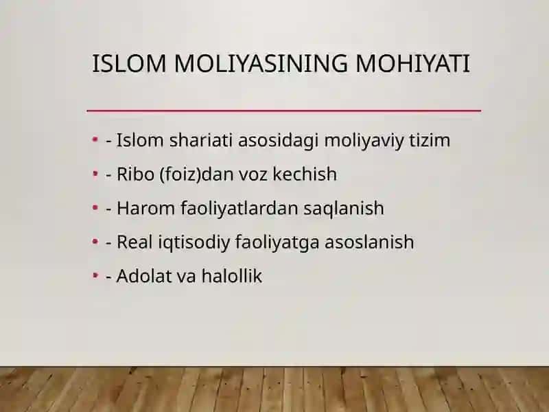 Islom moliyasi asoslari 3