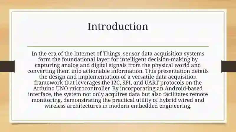 Sensor data acquisition system Sensorlar 3