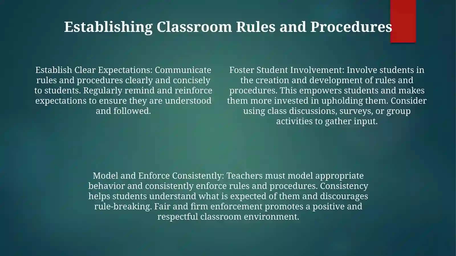 Classroom Management 3