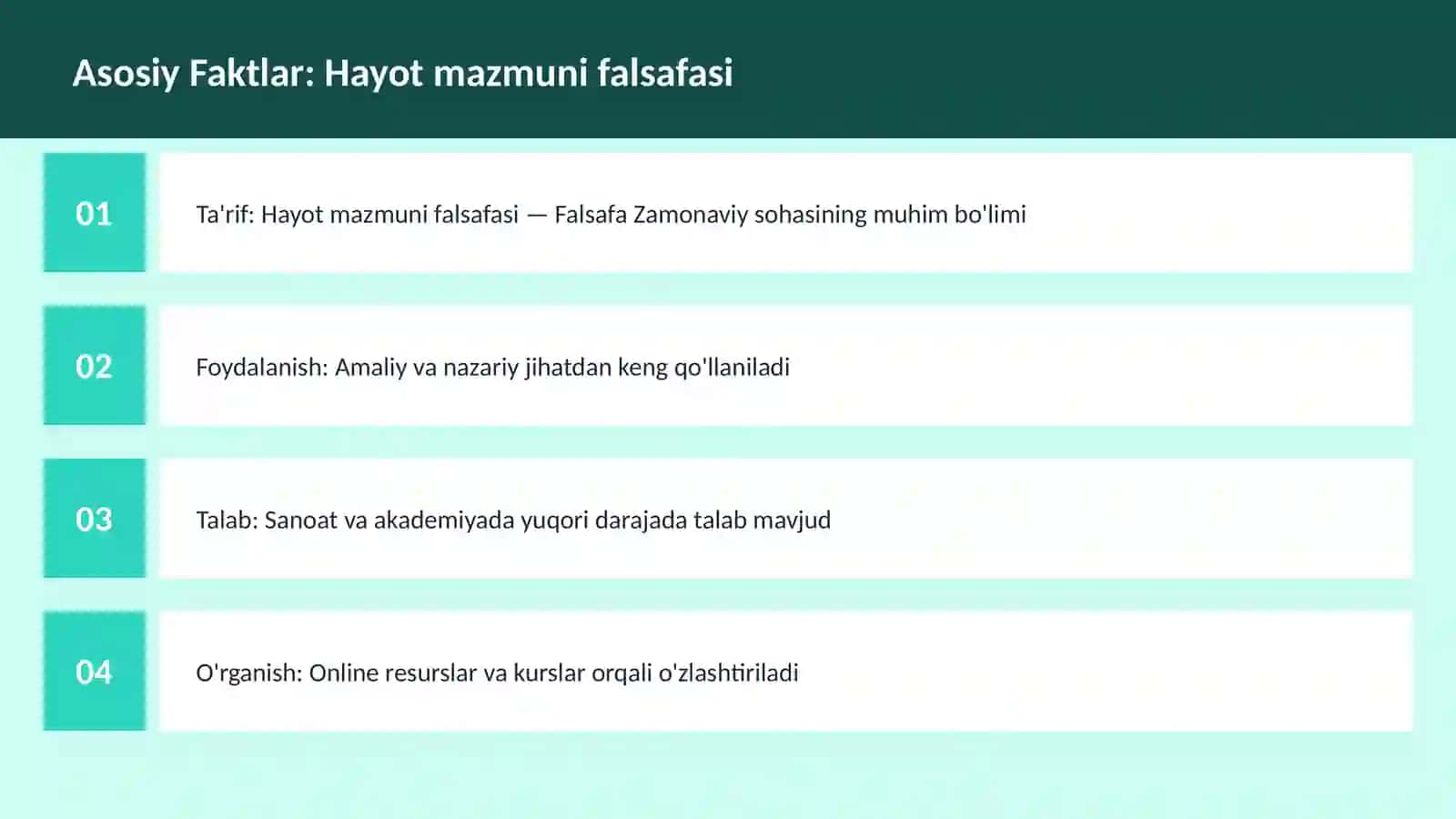 Hayot mazmuni falsafasi 3