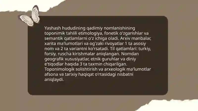 Yashash hududining tarixi 3