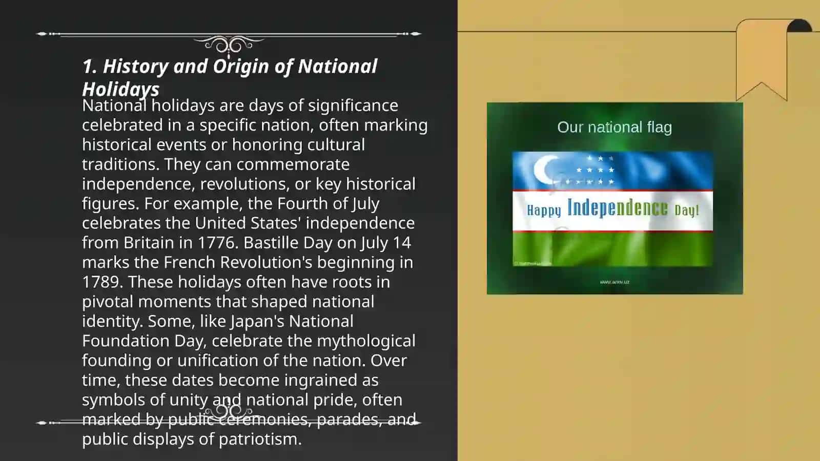 National Holidays 3