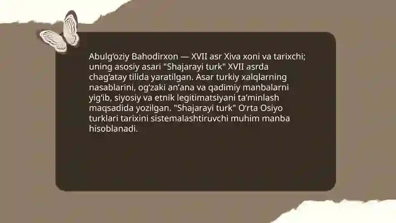 Shajarayi turk 3