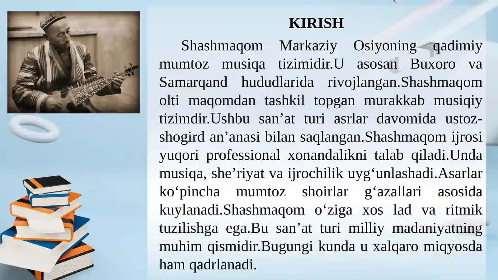 Buxoroyo Samarqand maqomi- shashmaqom 3