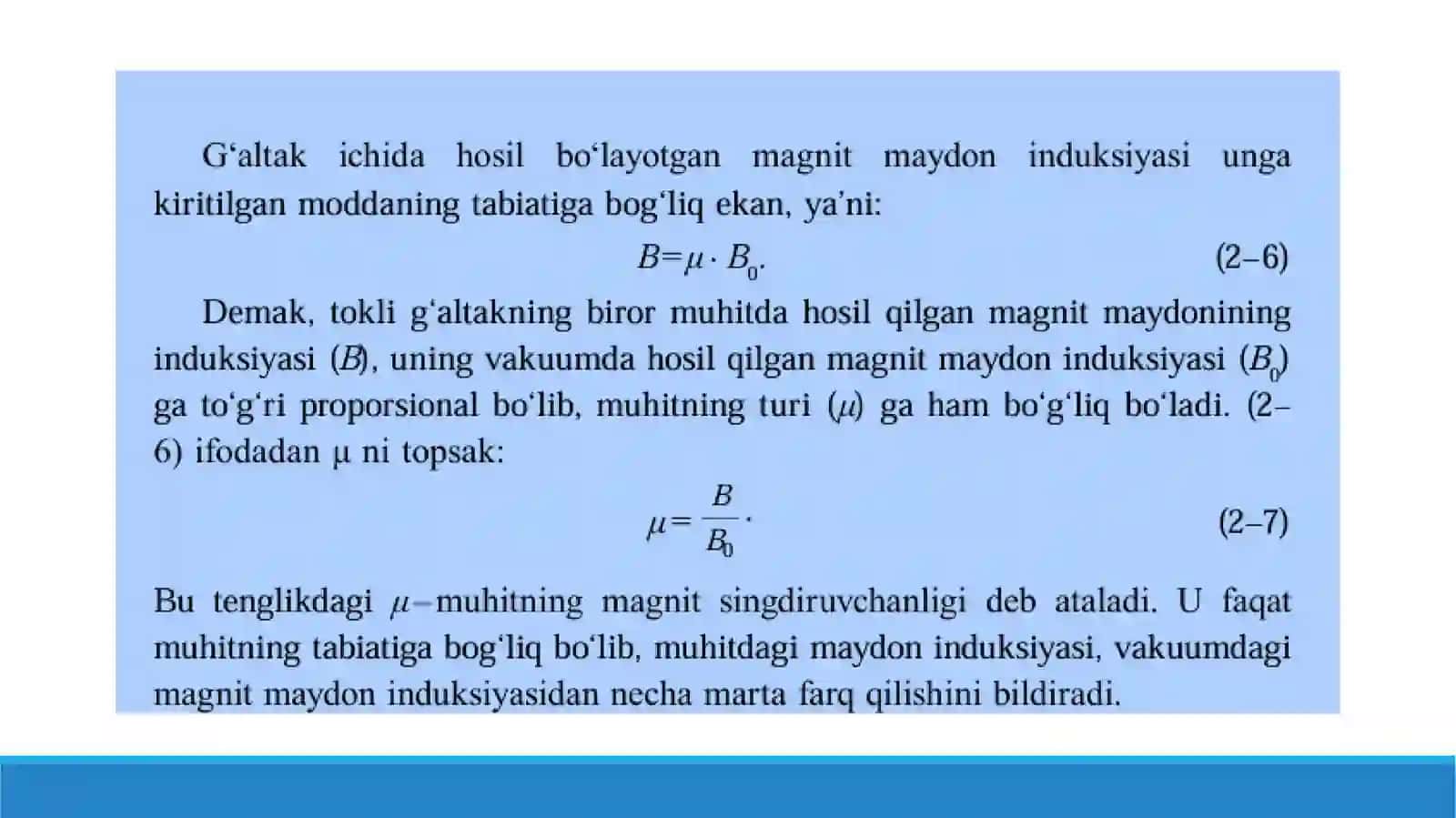 MODDALARNING MAGNIT XOSSALARI 3