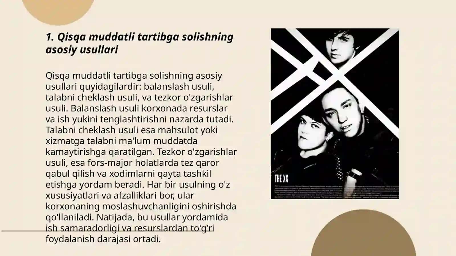 To lov balansini qisqa va uzoq muddatli tartibga solish usullari 3
