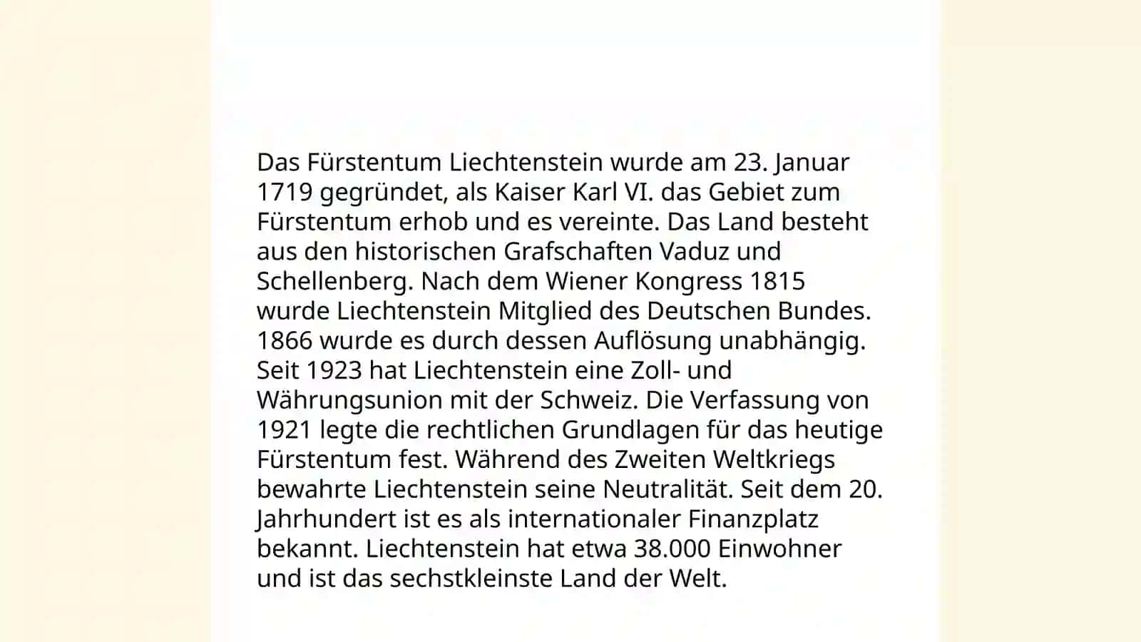 Geschichte des Fürstentums Liechtenstein 3