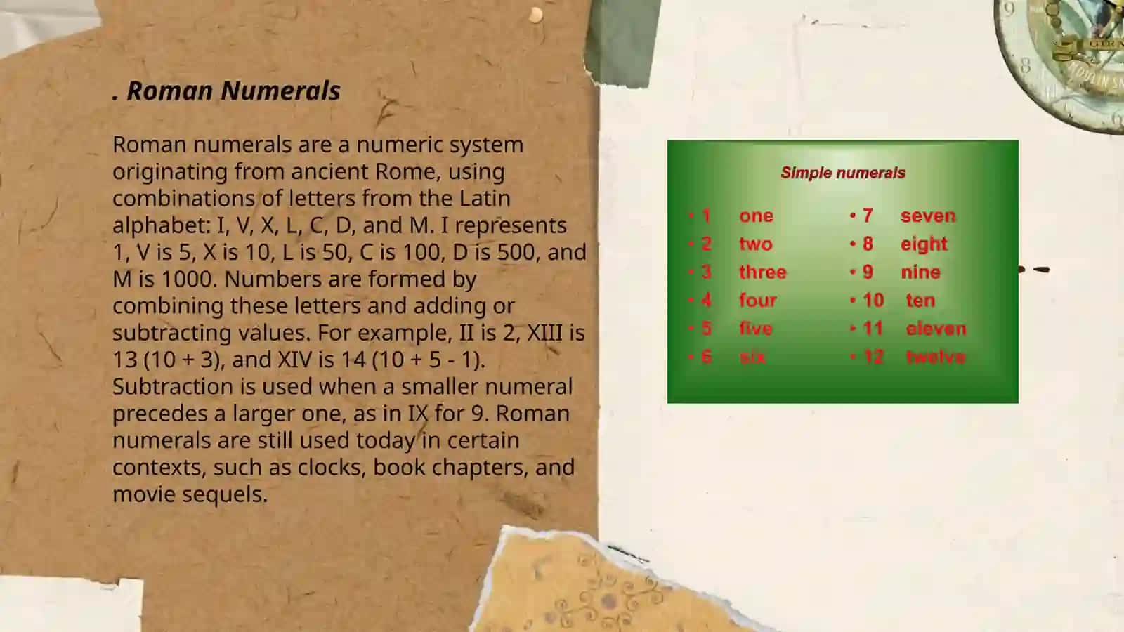 Numerals 3