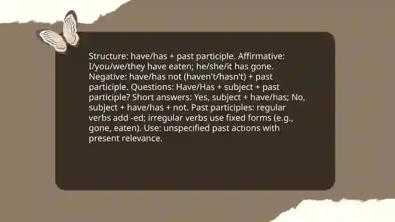 Present tenses:perfect simple and perfect continuous 3
