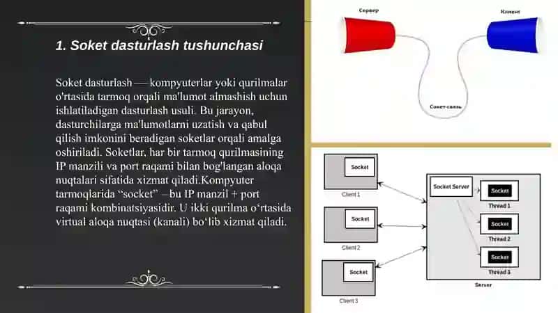 Mobil ilovalar uchun soket dasturlash 3