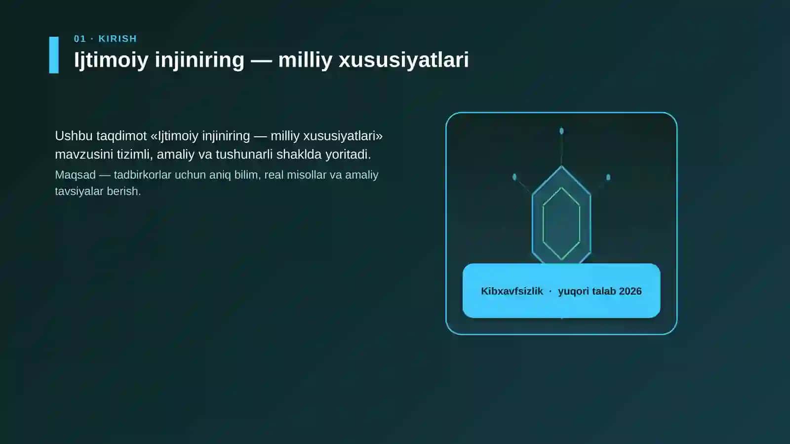 Ijtimoiy injiniring — milliy xususiyatlari 3
