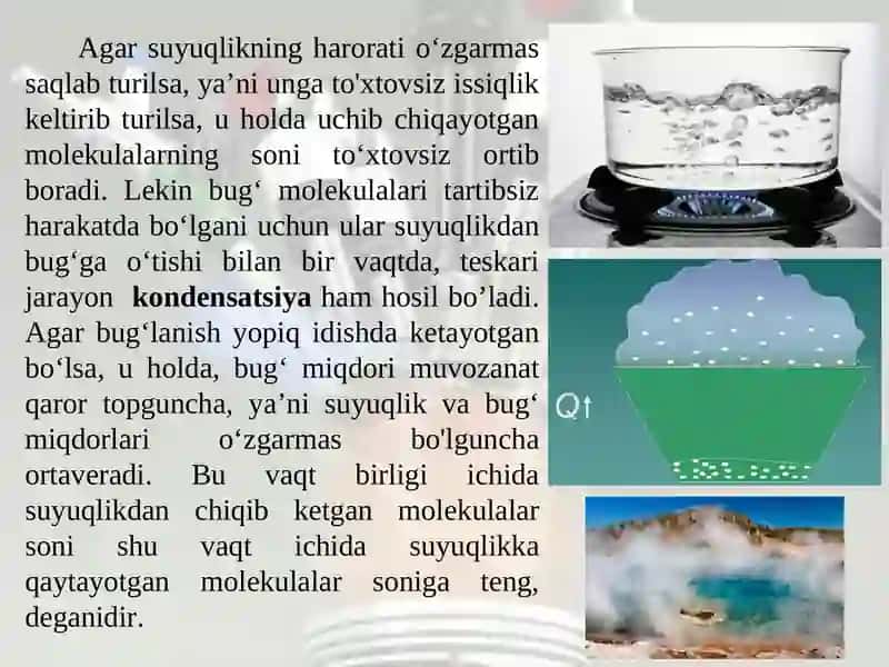 BUG‘LANISH VA BUG‘NING TERMODINAMIK PARAMETRLARI 3