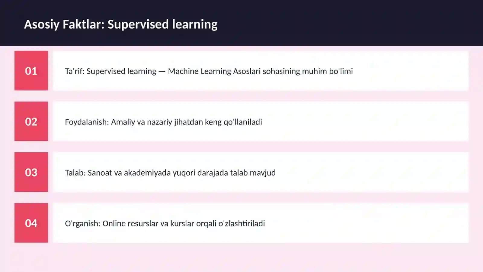 AI | MACHINE LEARNING ASOSLARI 3