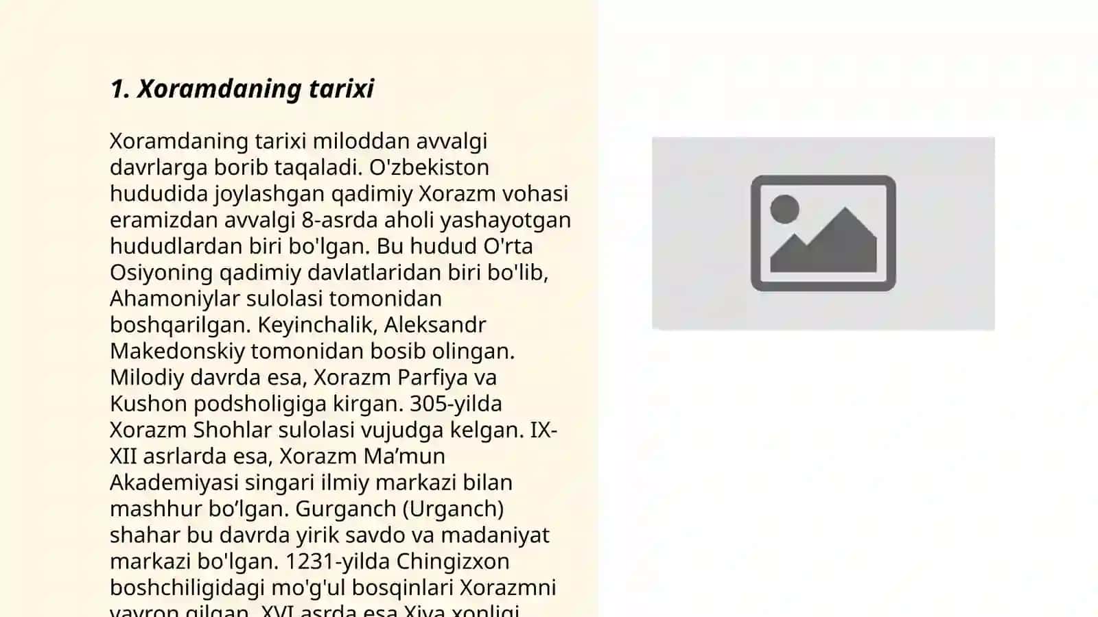 Xoramning mudofasi 3