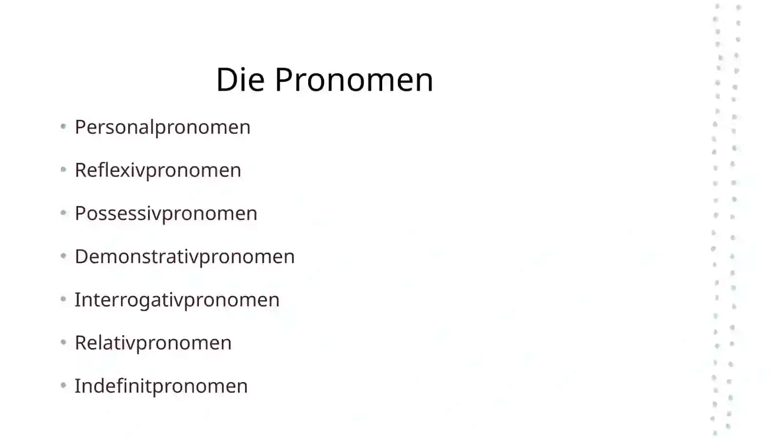 Pronomen 3