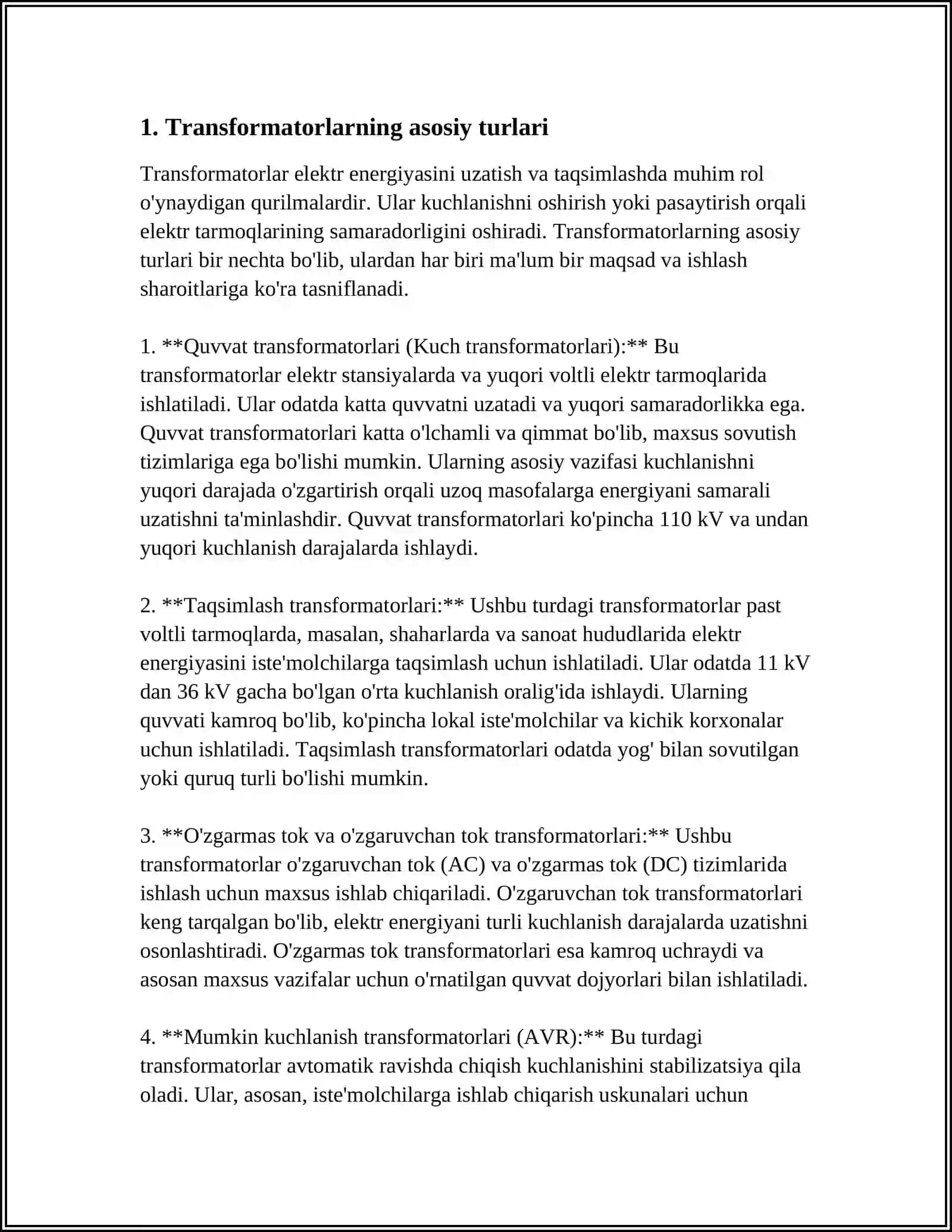 TRANSFORMATORLAR 3