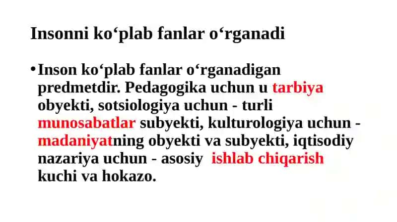 Falsafiy antropologiya (Inson falsafasi) 3