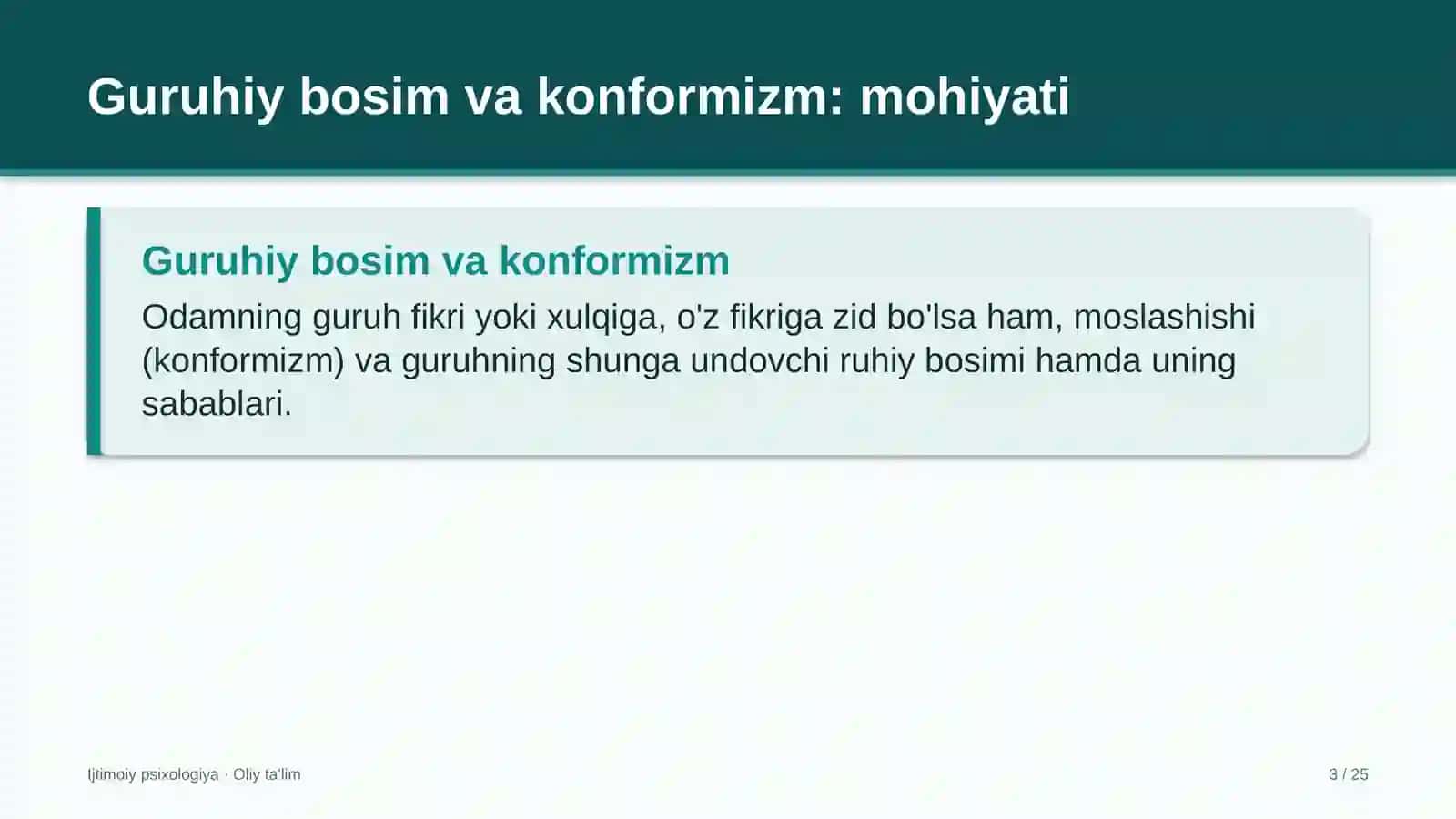 Internet-nashrlarda guruhiy bosim va konformizm 3