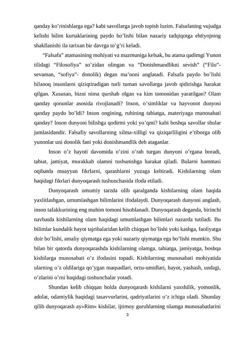 Borliq va uning mavjudlik shakllari 3