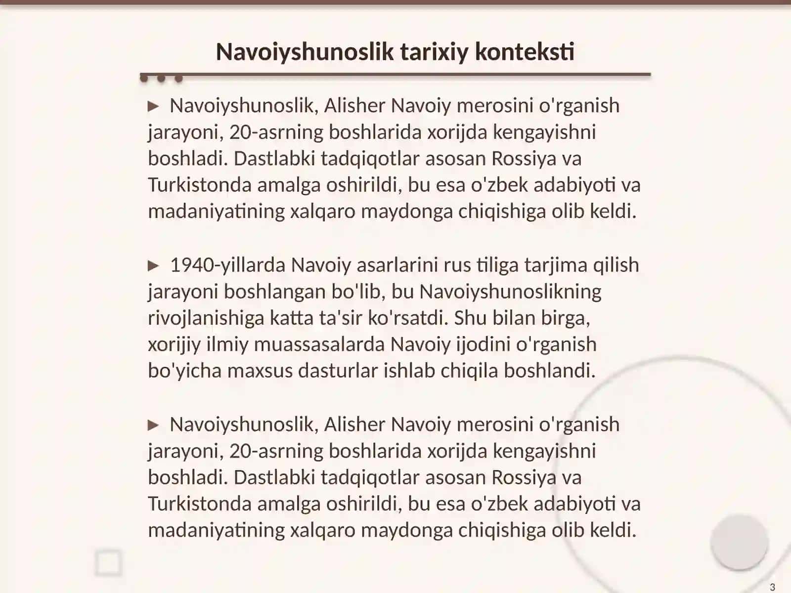 Navoiyshunoslikning tarixiy konteksti 3
