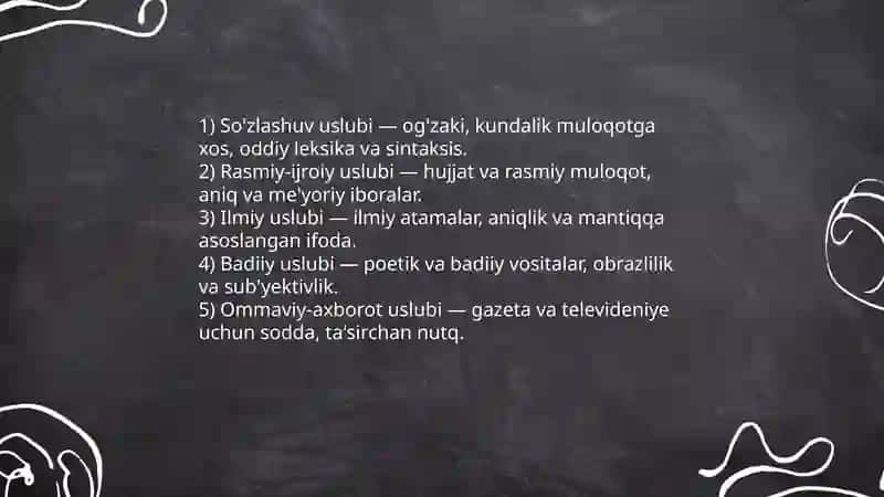 Nutq uslublari 3