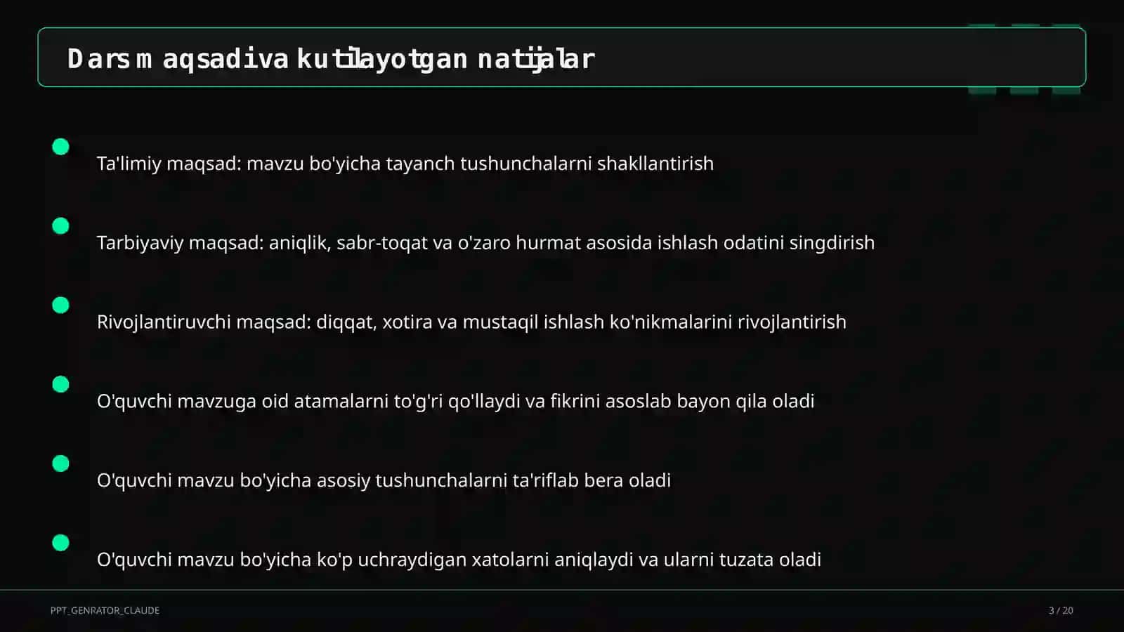 Rus tilida fe'l turlari: tugallangan va tugallanmagan (6-sinf) 3
