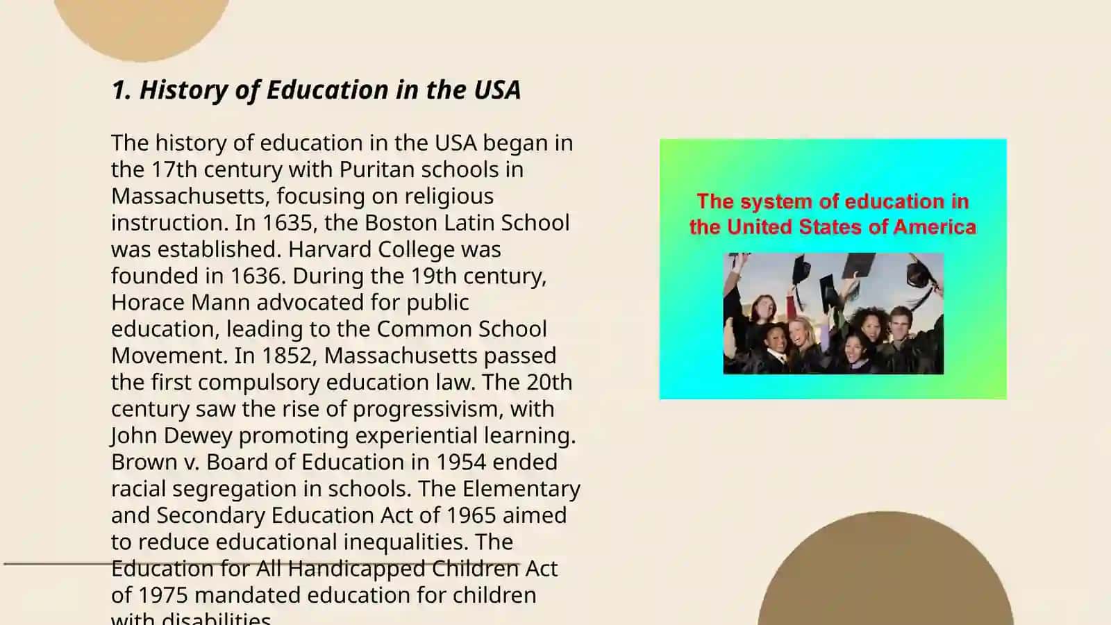 Educational System of the USA 3