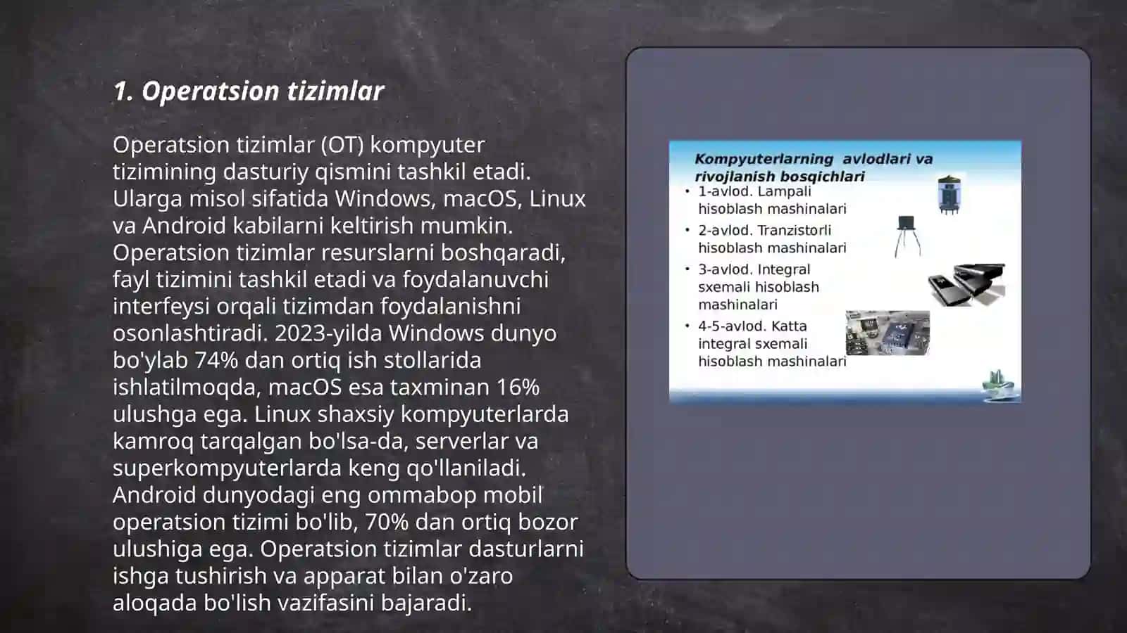 Operatsion tizimlar 3