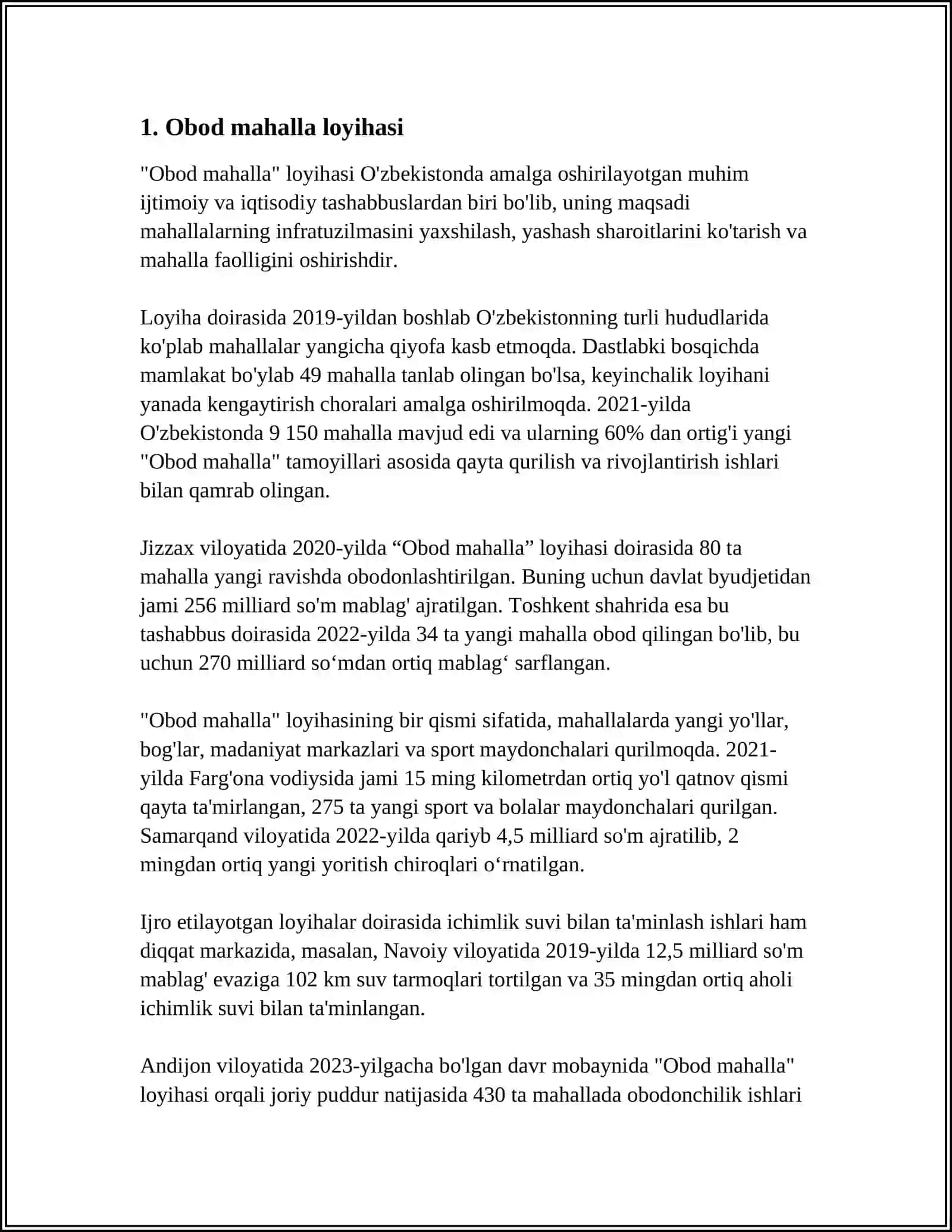 OBOD MAHALLA 3