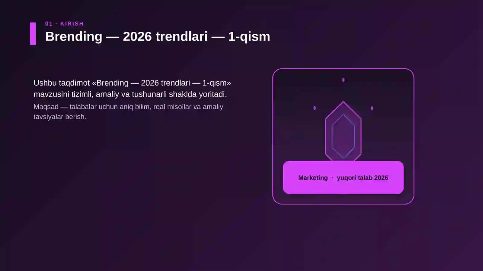 Brending — 2026 trendlari — 1-qism 3