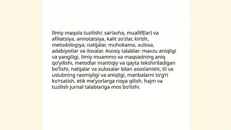 Ilmiy uslub janrlari 3