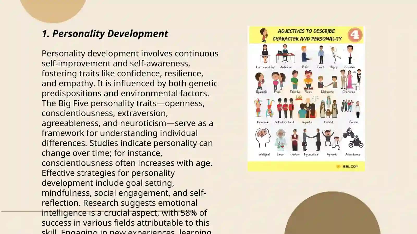 Personality Development 3