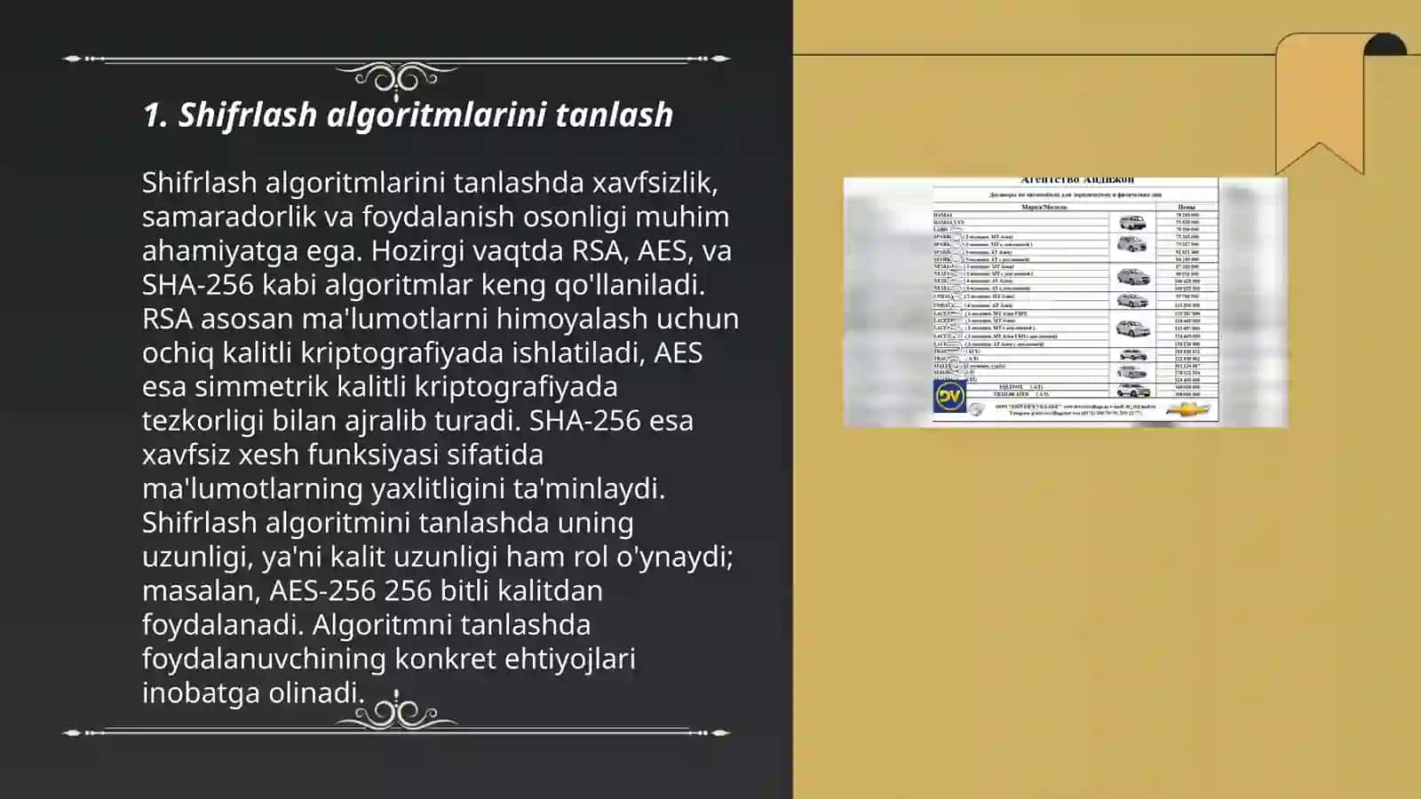 SHifrlash kalitlarini boshqarish 3