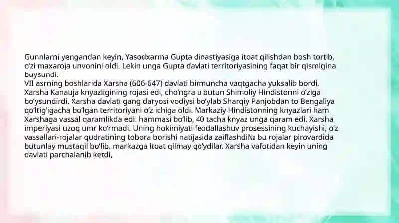 Gupta davlati VI asri 3