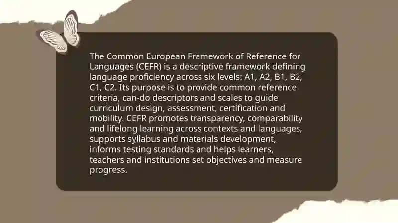 Intrprduction to CEFR system 3