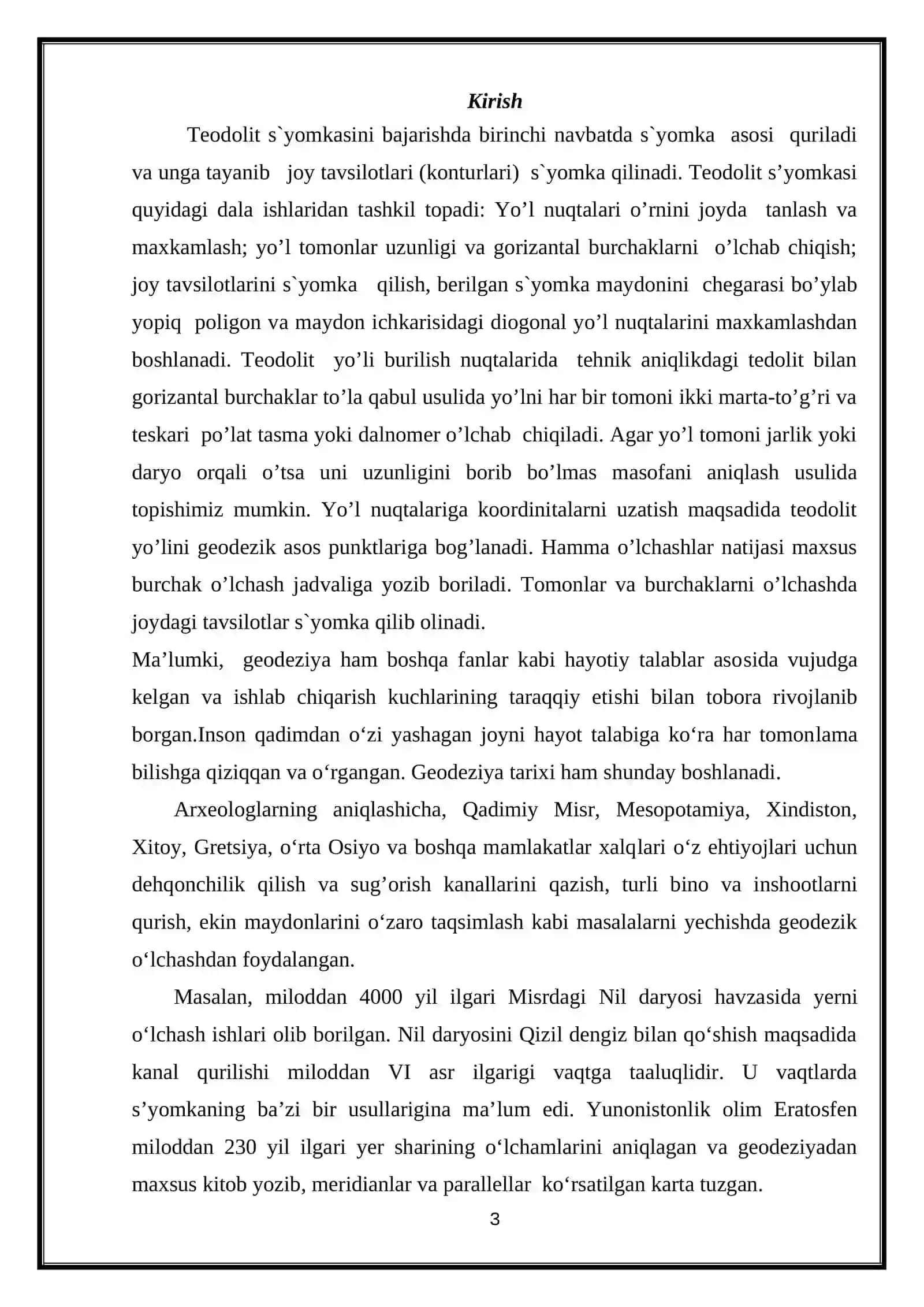 S`YOMKA GEODEZIK TARMOQLARI 3
