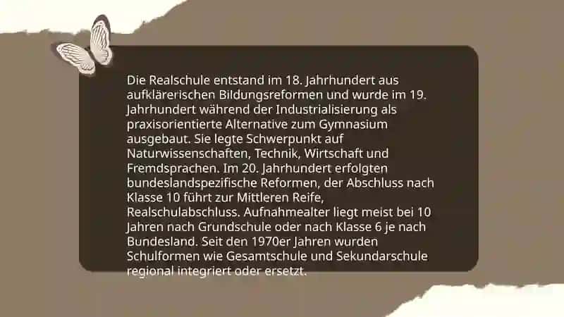 Das Bildungsystem von Deutschland: Realschule 3