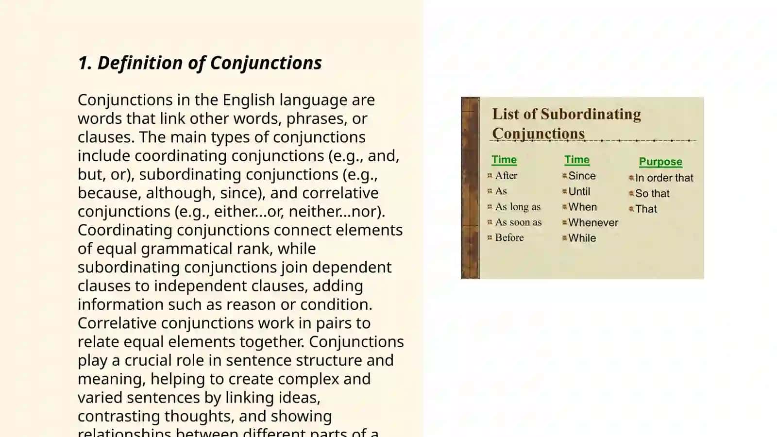 Conjunctions 3