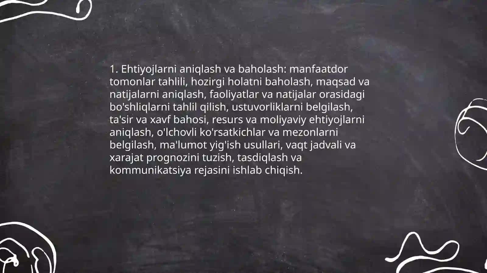 Òzgarishlarni boshqarish jarayoni bosqichlari 3
