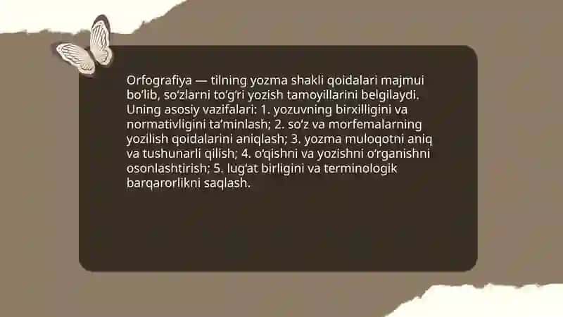 Orfografiya va uning asosiy tamoyillari 3