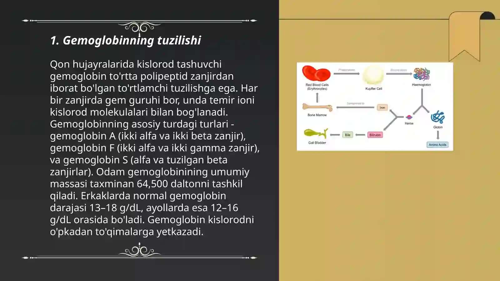 Gemoglobin va uning turlari.Leykotsitlar 3