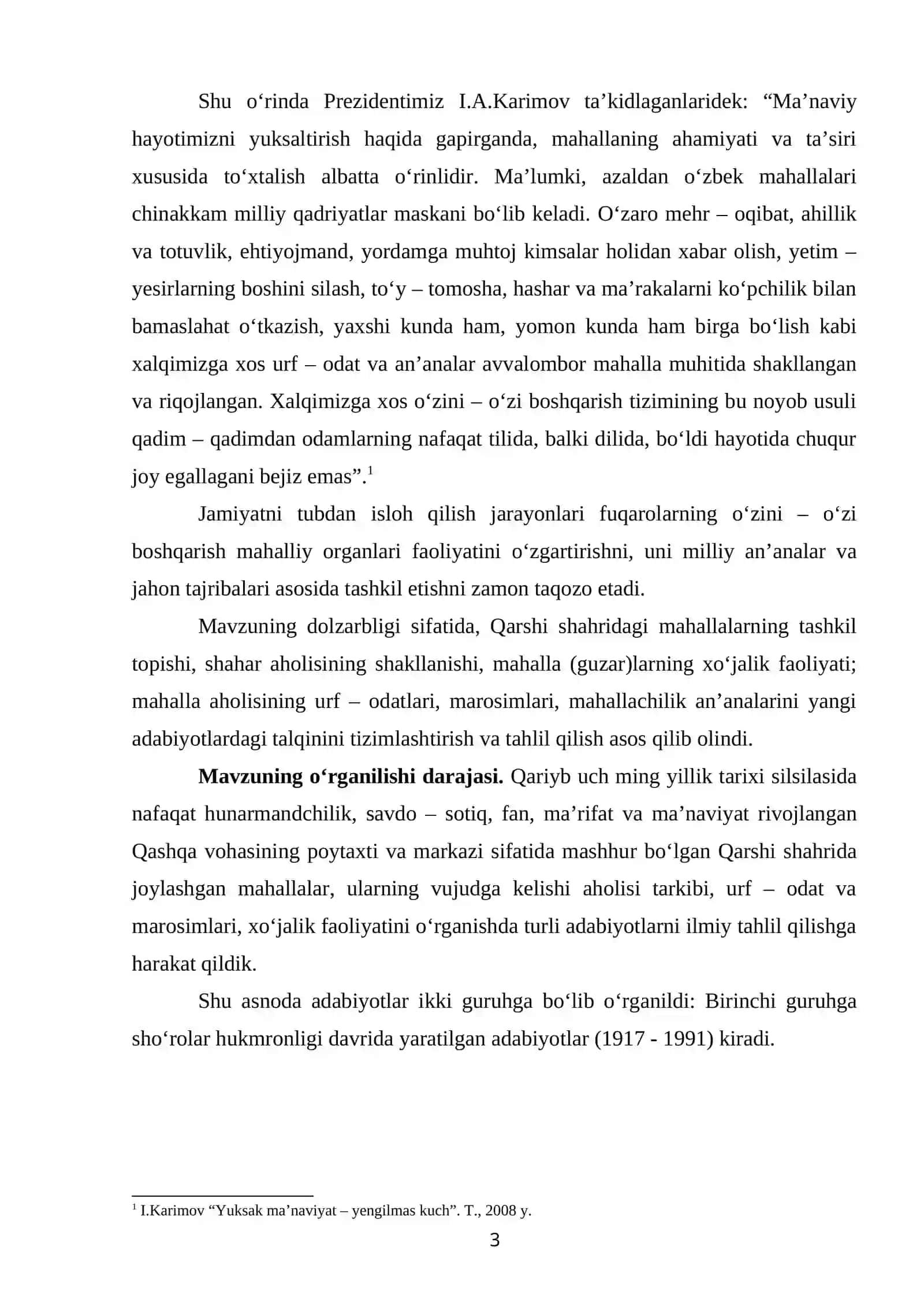 Qarshi shahri mahallalari tarixidan 3