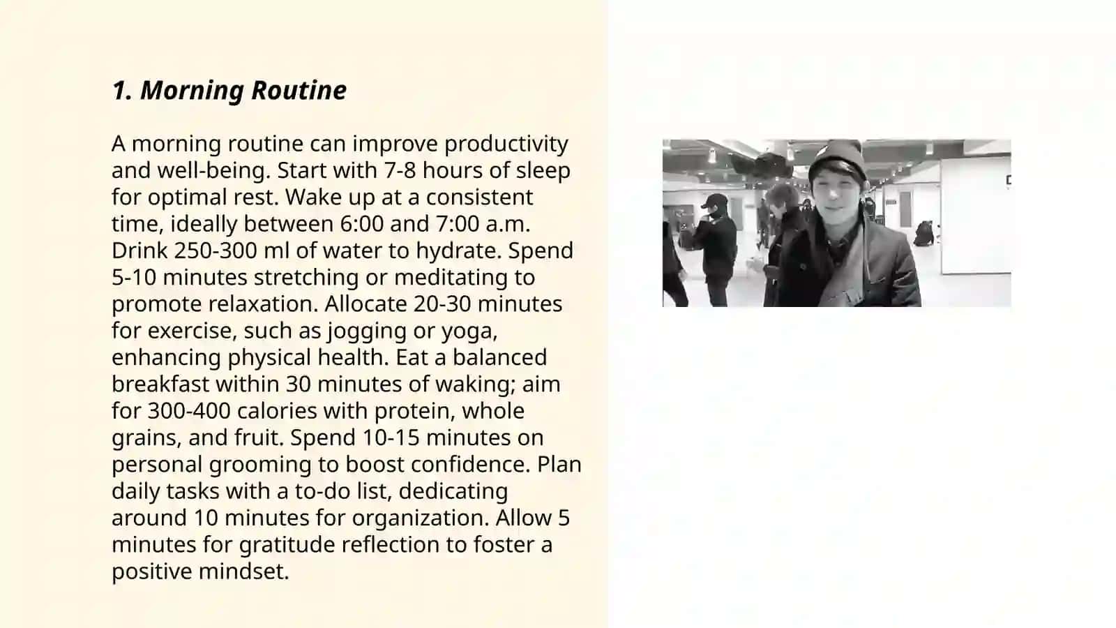 Morning Routine 3