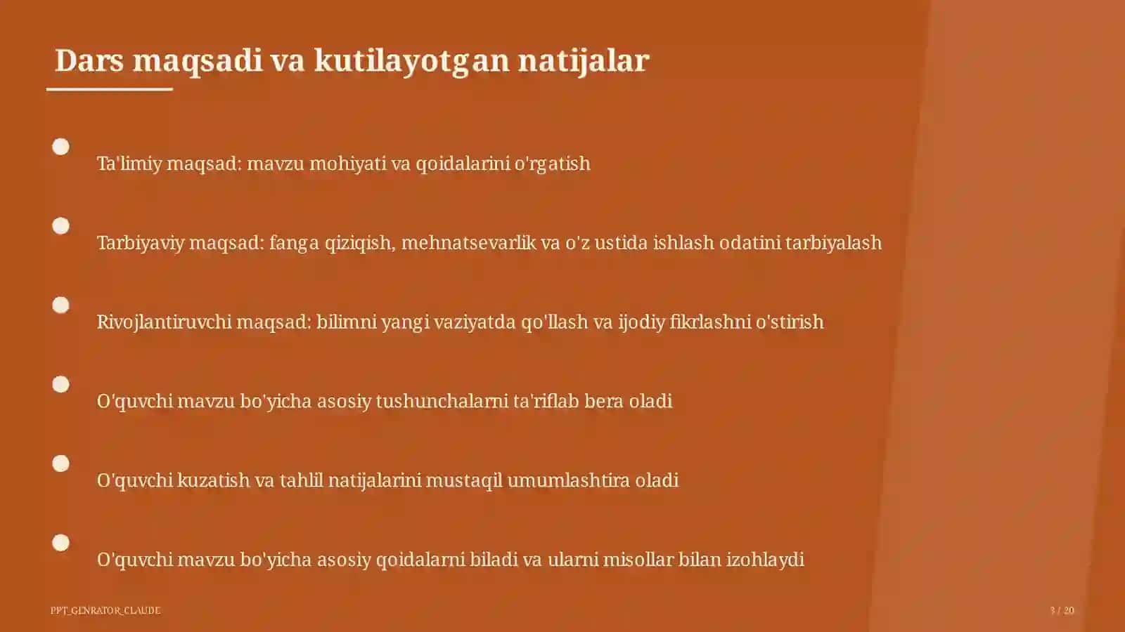 Excel dasturida formulalar va diagrammalar (7-sinf) 3
