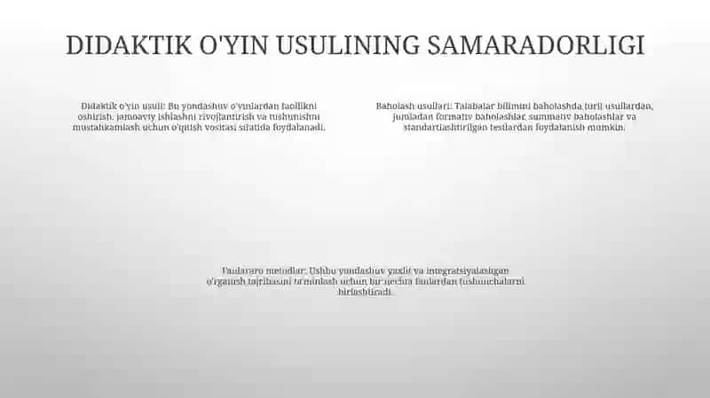 O‘qitishda didaktik o‘yin usuli 3