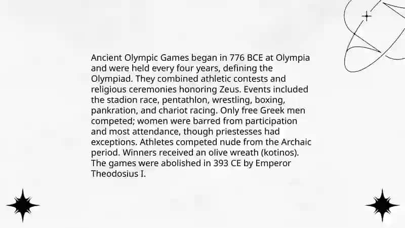 Ancient Olympic Games 3