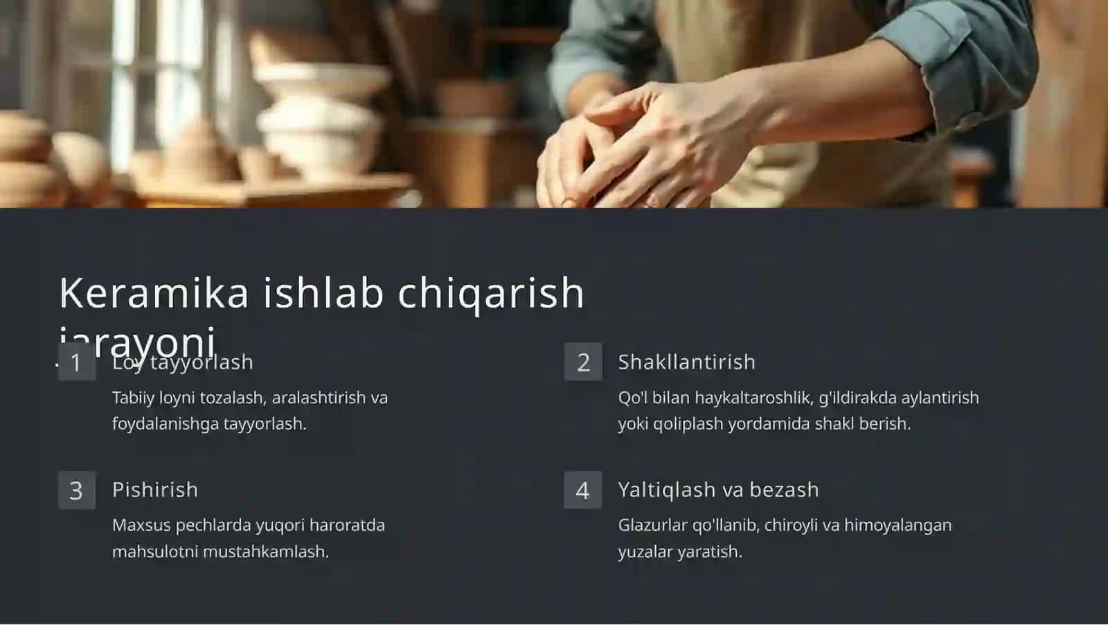 Keramikahaqiда umumiy ma'lumot 3