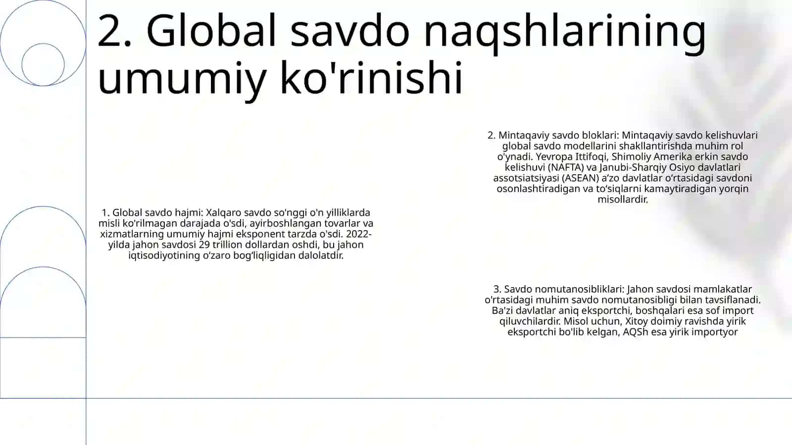 Halqaro Savdo 3