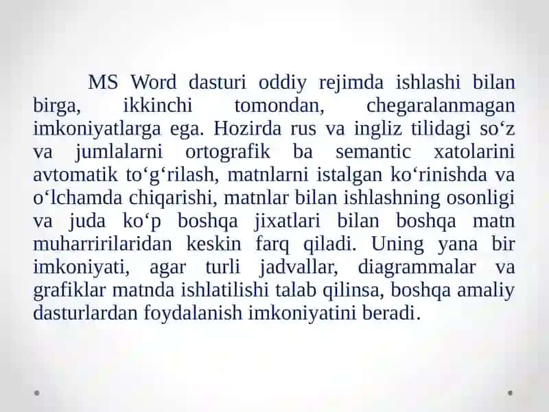 MS Word dasturi 3
