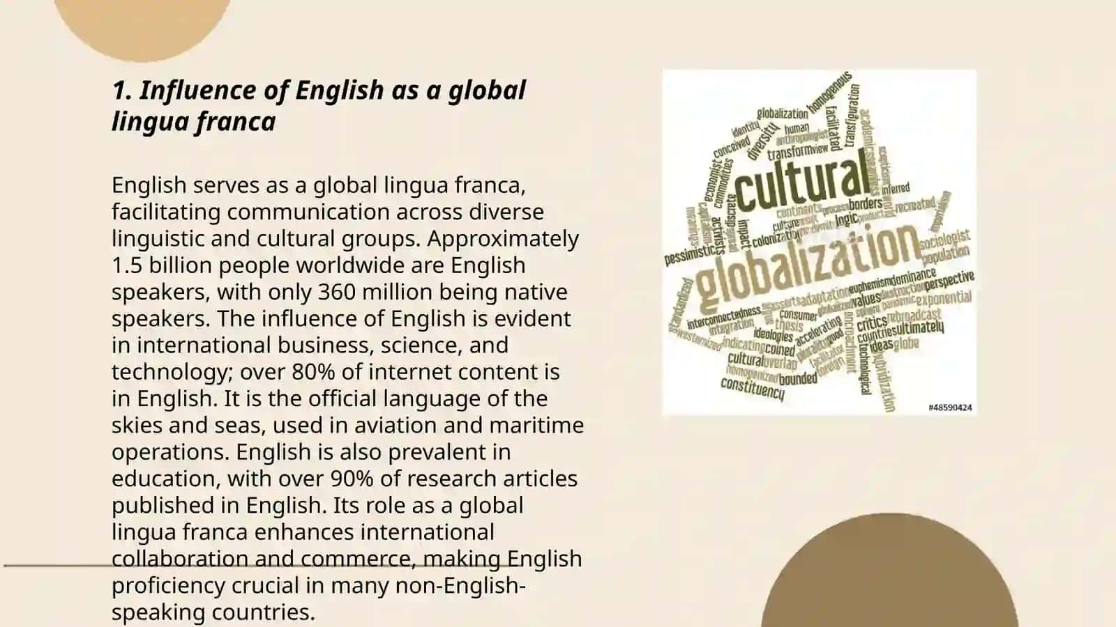 Cultural globalization in language education 3